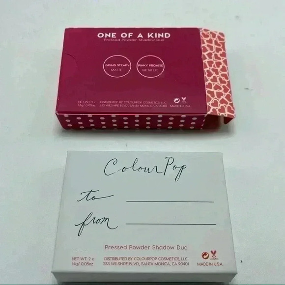 Colourpop one of a kind eye shadow going steady matte pinky promise metallic - Picture 1 of 3